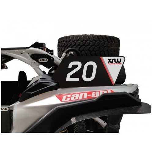 TARGA PER NUMERO NERA CAN-AM MAVERICK X3 XRS