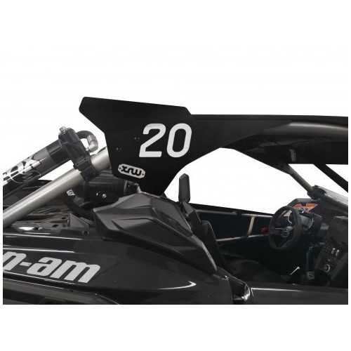 PORTA TARGA NUMERO DA CORSA NERO CAN-AM MAVERICK X3 XRS