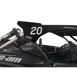 PORTA TARGA NUMERO DA CORSA NERO CAN-AM MAVERICK X3 XRS