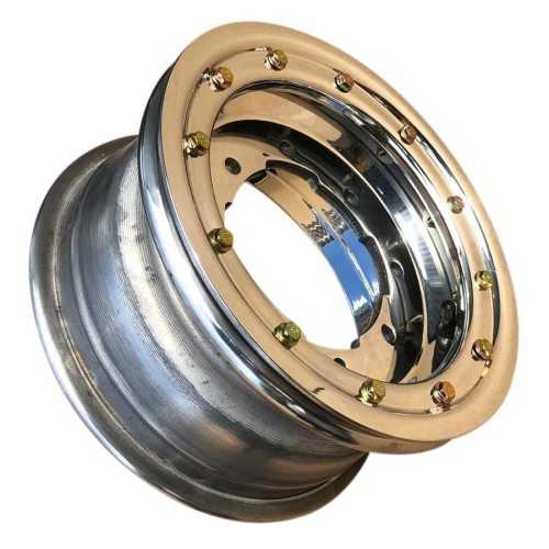 Kit Cerchi in Alluminio Beadlock Cromati 10" + 9"