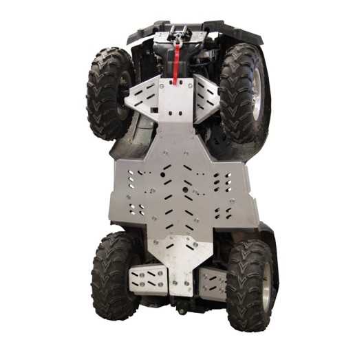 Set completo di piastre paramotore (alluminio): Linhai 550 EFI V-Twin