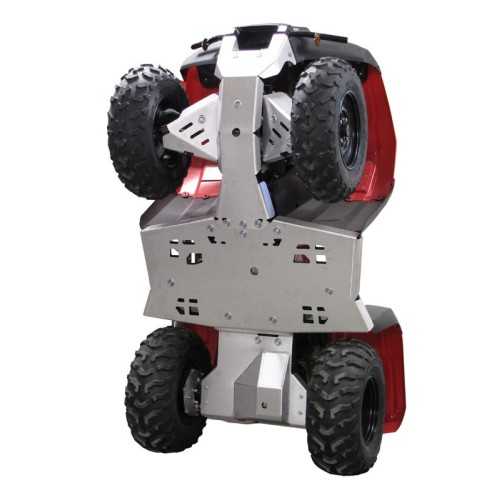 Set completo piastre paramotore (alluminio): Honda TRX 500/520-Fourtrax Foreman 4x4