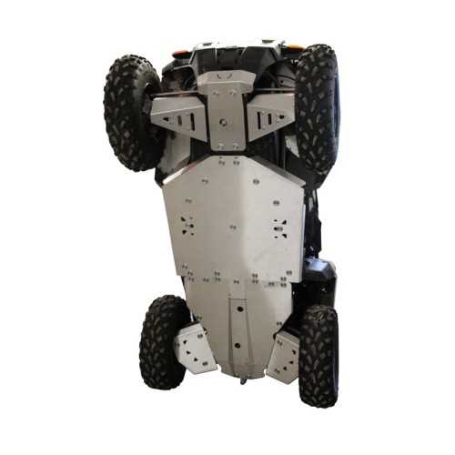 Set completo di piastre paramotore (alluminio): Polaris ACE 325 / 570