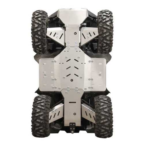 Set completo di piastre paramotore (alluminio): SMC J-MAX 700