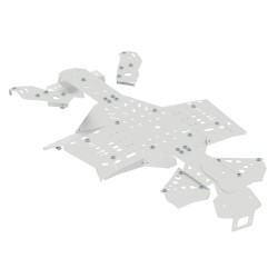 Set completo piastre paramotore (alluminio): CanAm G2 Outlander MAX: 450 / 500 / 570: Outlander L MAX