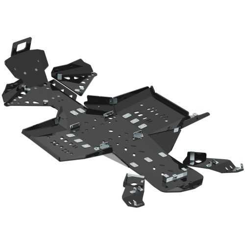Set completo piastre paramotore (plastica): CanAm G2 Outlander MAX: 450 / 500 / 570: Outlander L MAX