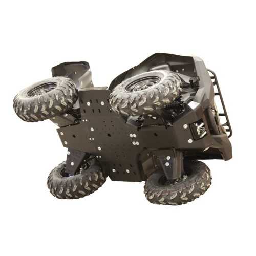 Set completo piastre paramotore (plastica): Yamaha Grizzly 700