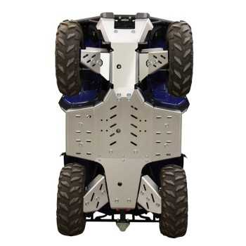 Set completo piastre paramotore (alluminio): Yamaha Kodiak 700