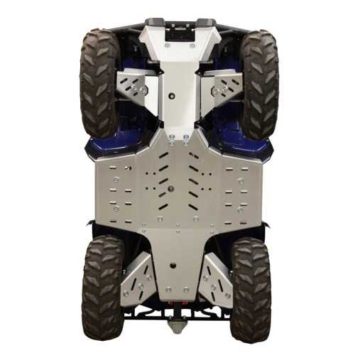 Set completo piastre paramotore (alluminio): Yamaha Kodiak 700