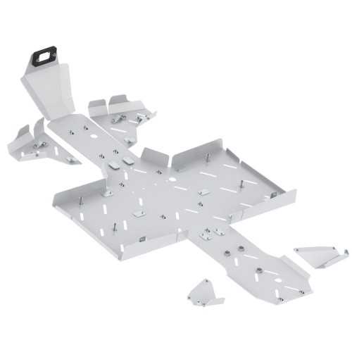 Set completo skid plate (alluminio)