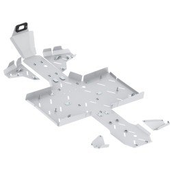 Set completo skid plate (alluminio)
