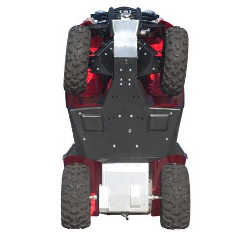 Set completo piastre paramotore (plastica): Honda TRX 420 FE/FM