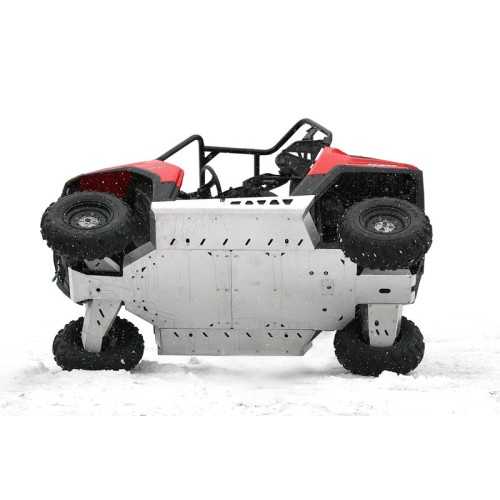 Set completo di piastre paramotore (alluminio): Polaris RZR 800