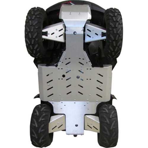 Set completo piastre paramotore (alluminio): Suzuki KingQuad 500/750 Axi (EPS)