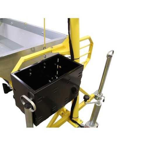 Contenitore portabagagli con supporto per motosega