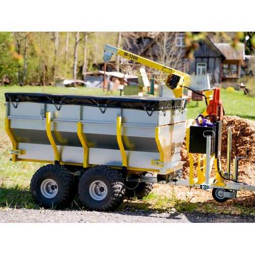 Contenitore portabagagli con supporto per motosega