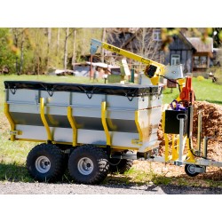 Contenitore portabagagli con supporto per motosega