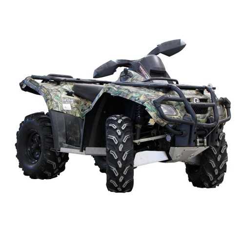 Set completo piastre paramotore (alluminio): CanAm G1 Outlander