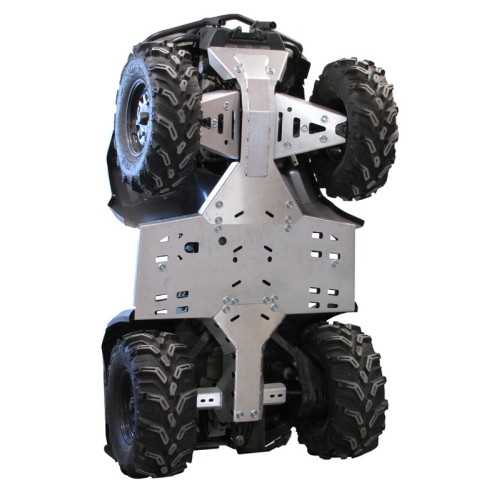 Set completo piastre paramotore (alluminio): CanAm G1 Outlander