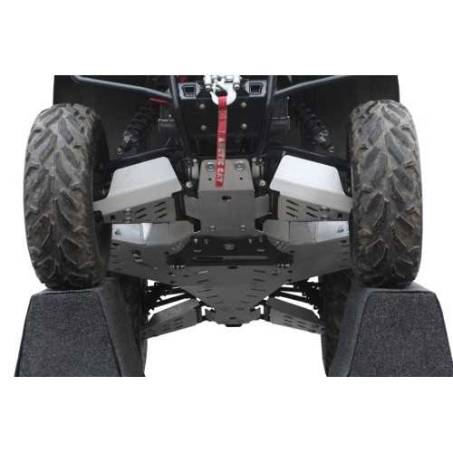 Set completo piastre paramotore (alluminio): Arctic Cat TRV 500 / 550 / 700