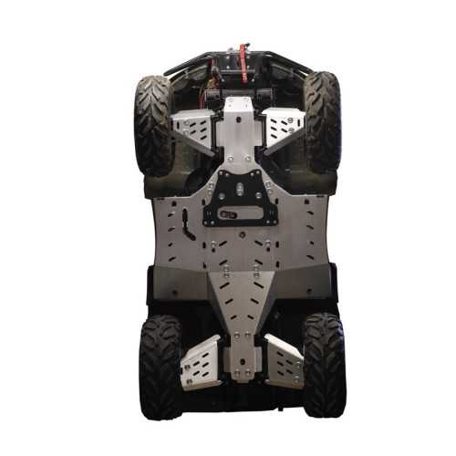 Set completo piastre paramotore (alluminio): Arctic Cat TRV 500 / 550 / 700
