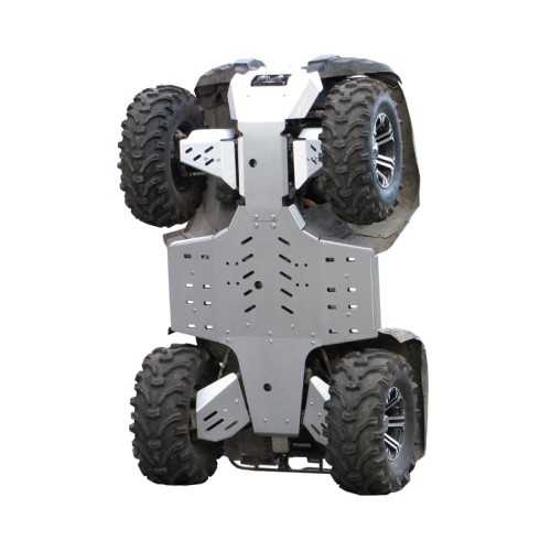 Set completo piastre paramotore (alluminio): Yamaha Grizzly 550 / 700