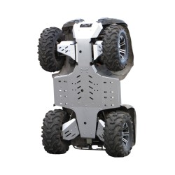 Set completo piastre paramotore (alluminio): Yamaha Grizzly 550 / 700