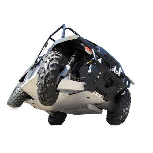 Set completo piastra paramotore (alluminio): Polaris Ranger 400 / EV