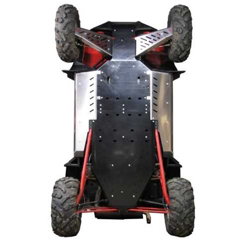 Set completo piastre paramotore (plastica): Polaris RZR 900 XP (-2014)