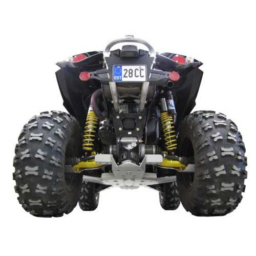 Set completo piastre paramotore (alluminio): CanAm G2 Renegade: (2012-2016)