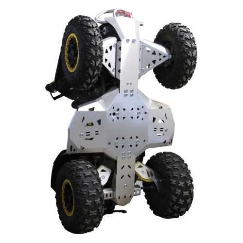 Set completo piastre paramotore (alluminio): CanAm G2 Renegade: (2012-2016)