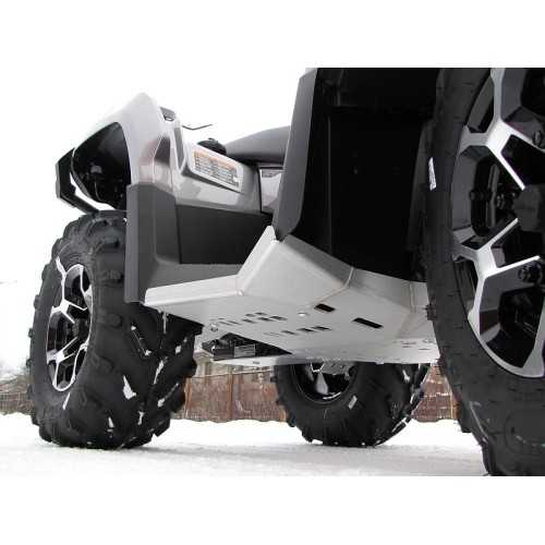 Set completo piastre paramotore (alluminio): CanAm G2 Outlander: (2012-2016)