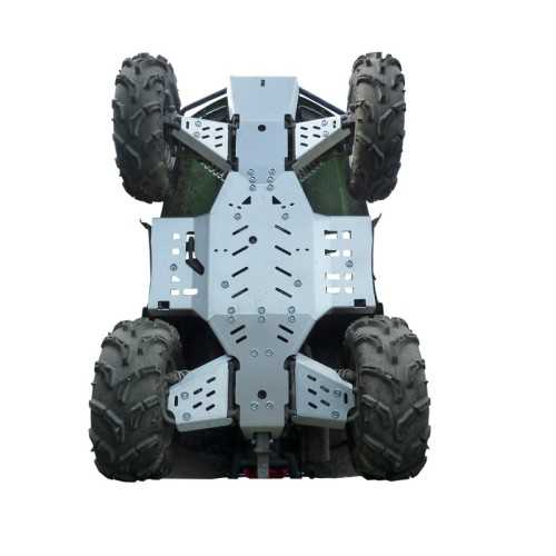 Set completo di piastre paramotore (alluminio): Arctic Cat 500 / 550 / 700