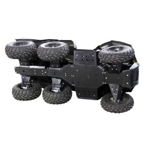 Set completo piastre paramotore (plastica): Polaris Big Boss 800: Sportsman 800 6x6
