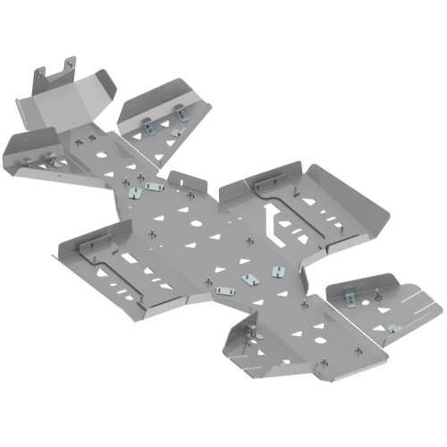 Skid plate full set (aluminium)