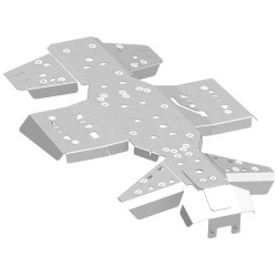 Skid plate full set (aluminium)