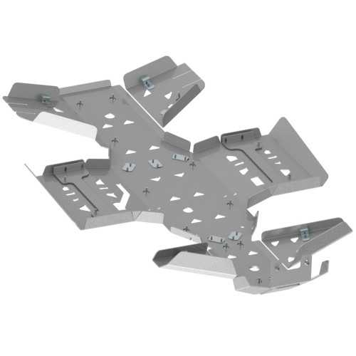 Skid plate full set (aluminium)