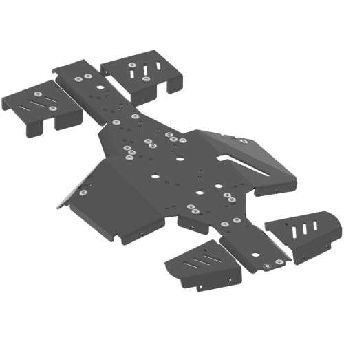 Set completo di piastre paramotore (plastica)