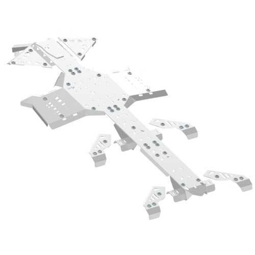 Set completo piastre paramotore (alluminio)