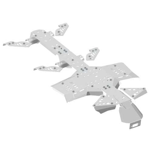 Set completo piastre paramotore (alluminio)