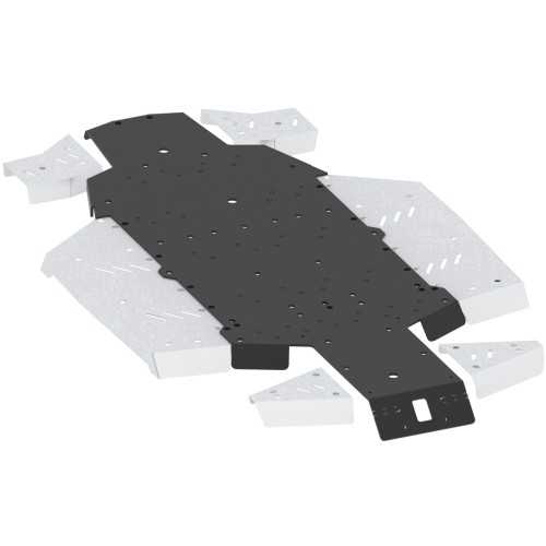 Set completo piastre paramotore (alluminio/plastica)