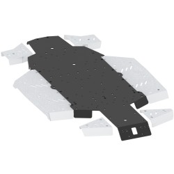 Set completo piastre paramotore (alluminio/plastica)