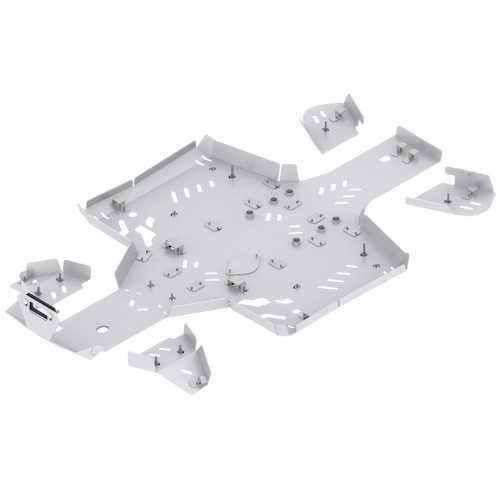 Set completo piastre paramotore alluminio