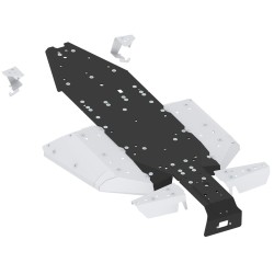 Set completo skid plate alluminio/plastica