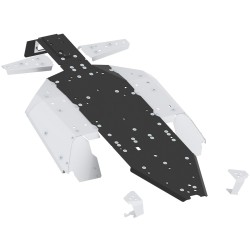 Set completo skid plate alluminio/plastica