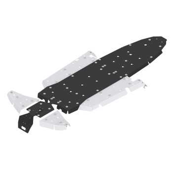 Set completo piastre paramotore plastica-alluminio 2