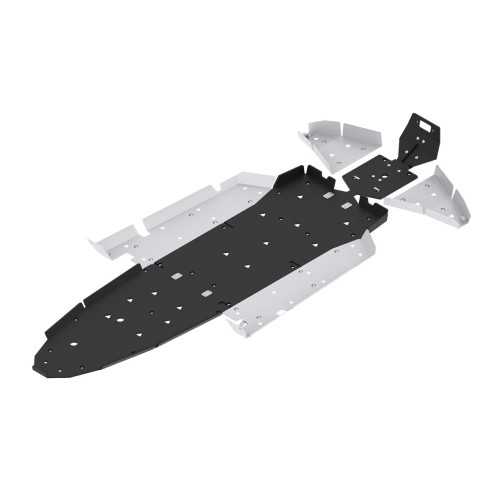 Set completo piastre paramotore plastica-alluminio