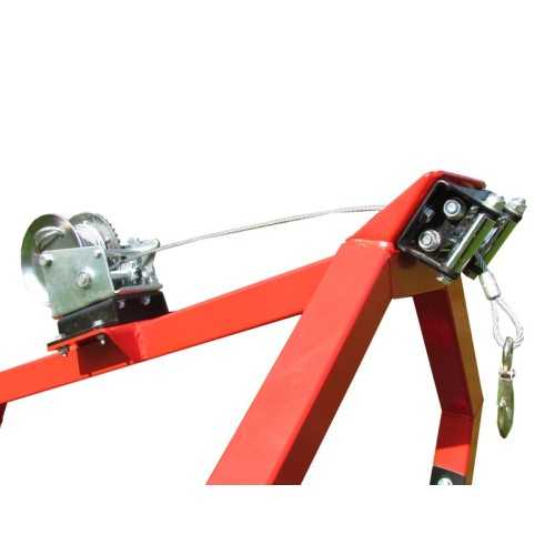 Kit verricello manuale: (Trasportatore tronchi)