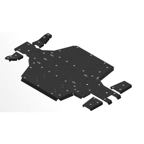 Set completo piastre paramotore (plastica)
