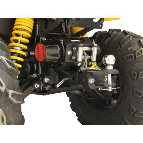Kit montaggio verricello posteriore + ricevitore 2":